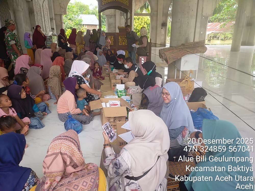 
						 Buka Layanan Kesehatan Bergerak, Tim EMT Terpadu Dinkes Aceh Layani 2.000 Warga Terdampak Bencana di Aceh Utara 
					
