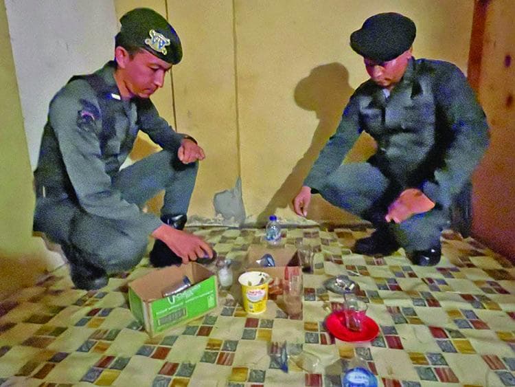 Tiga Warung di Pasar Lambaro Digerebek Satpol PP-WH Aceh Besar