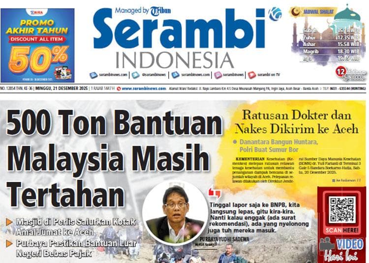 500 Ton Bantuan Malaysia Masih Tertahan