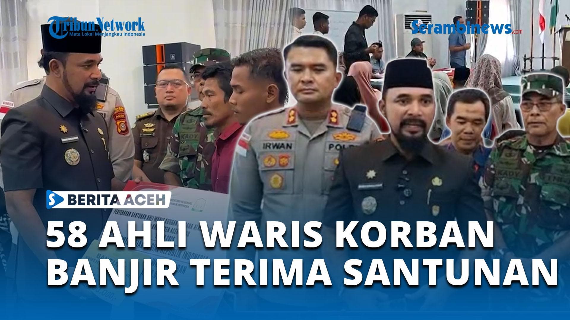 58 Ahli Waris Korban Banjir Aceh Timur Terima Santunan Rp 15 Juta