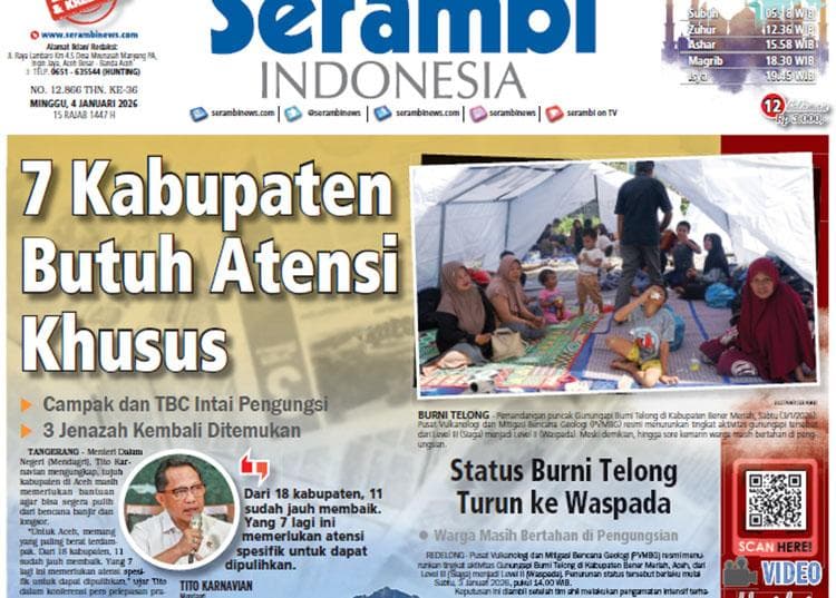 Tujuh Kabupaten Aceh Masih Terancam Campak dan TBC di Pengungsian