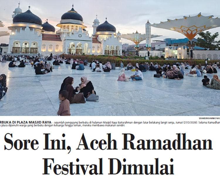 Aceh Ramadhan Festival 2026 Dimulai dengan 50 Stand UMKM dan Pameran Al-Quran