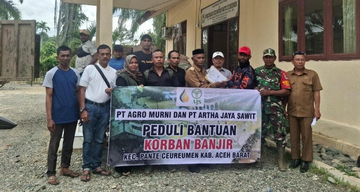 PT Agro Murni dan Mitra Salurkan Bantuan untuk Korban Banjir di Nagan Raya dan Aceh Barat