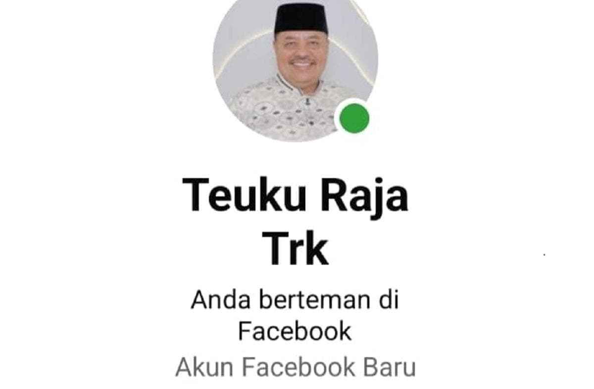 Waspada! Penipu Palsukan Akun Bupati Nagan Raya TRK, Warga Aceh Diminta Hati-Hati