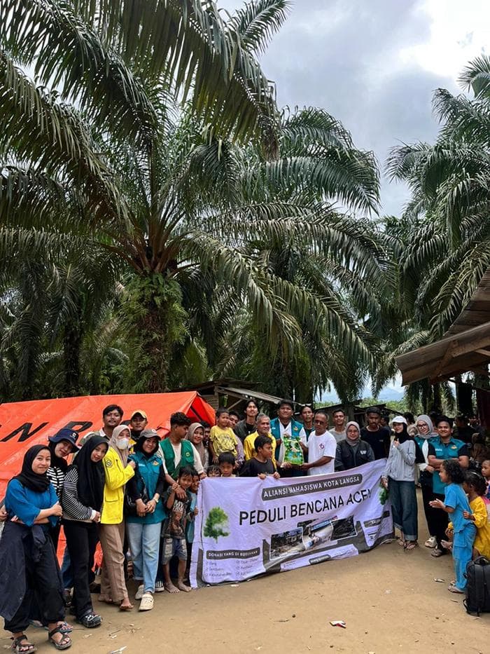 Tembus Desa Terisolir, Aliansi Mahasiswa Langsa Jalankan Misi Kemanusiaan di Ujung Aceh Tamiang