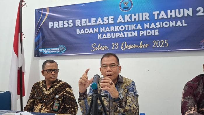 1.057 SHKPN Dikeluarkan BNNK Pidie, Layanan Rawat Jalan belum Capai Target