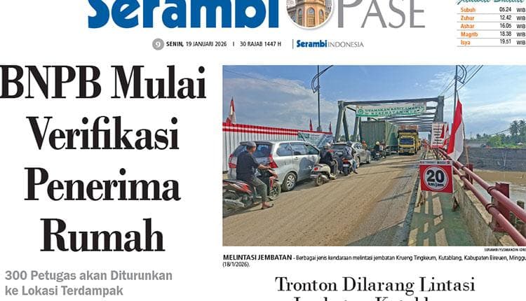 300 Petugas BNPB Verifikasi Rumah Warga Banjir Aceh Utara, 9.707 Unit Rusak Berat