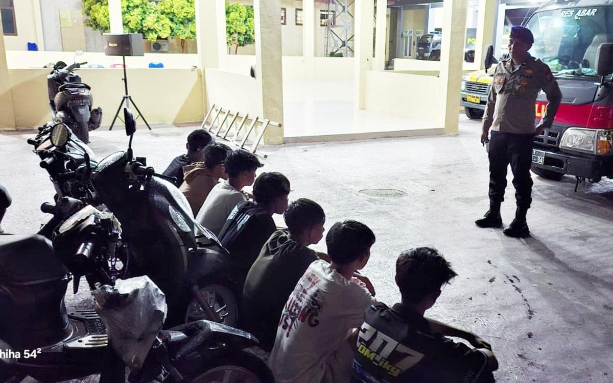 Polisi Amankan 7 Remaja Balap Liar di Aceh Barat, Motor Tanpa Dokumen Disita