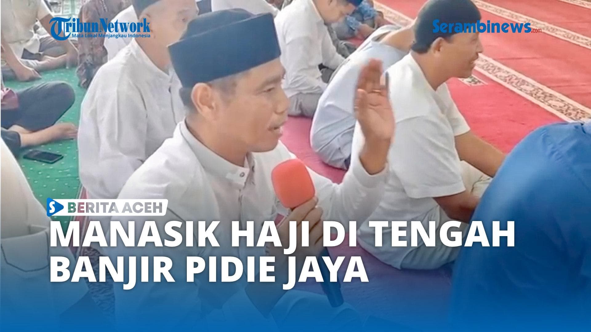 185 Calon Haji Pidie Jaya Jalani Manasik di Tengah Banjir, 2 Gagal Berangkat