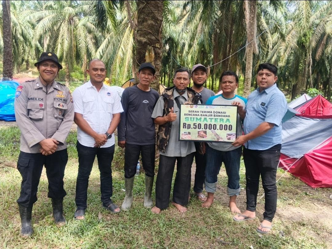 Densus 88 Dampingi Penyaluran Bantuan Banjir di Aceh Tamiang, Posko Dikelola Eks Napiter