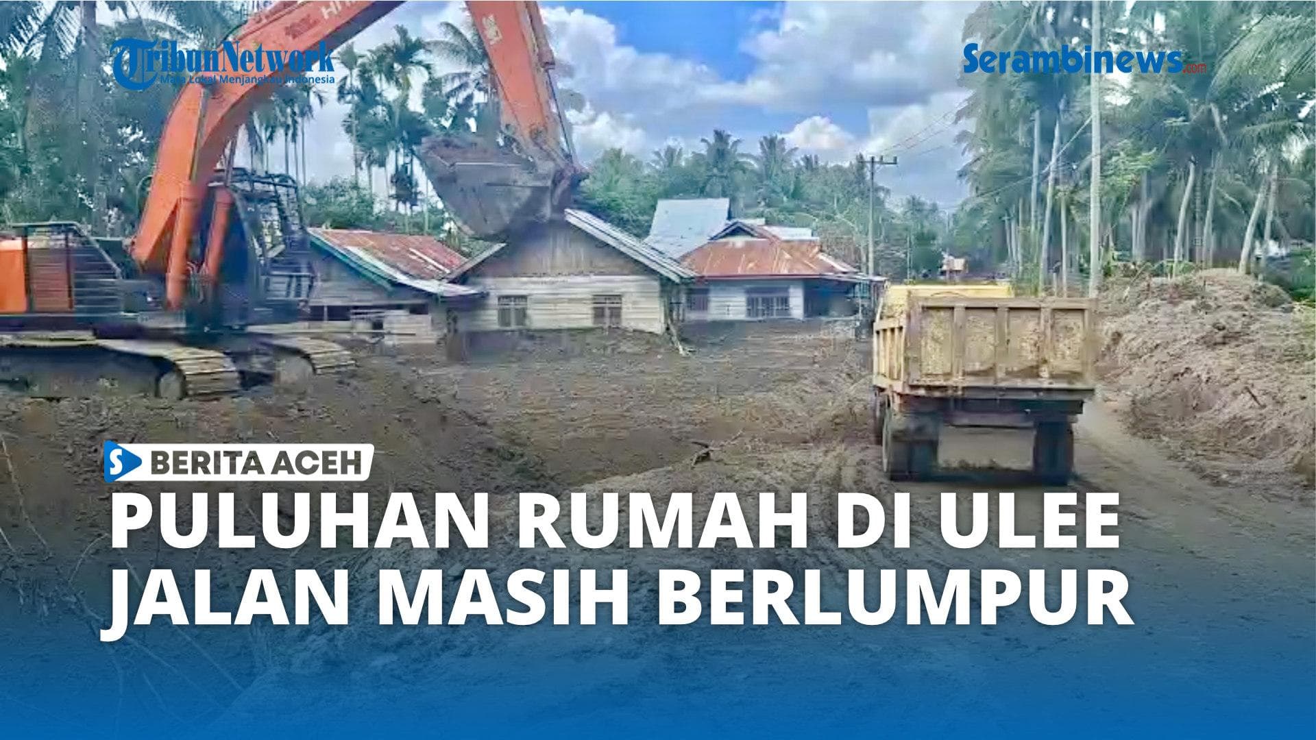 Puluhan Rumah di Ulee Jalan Bireuen Masih Berlumpur Pascabanjir Bandang