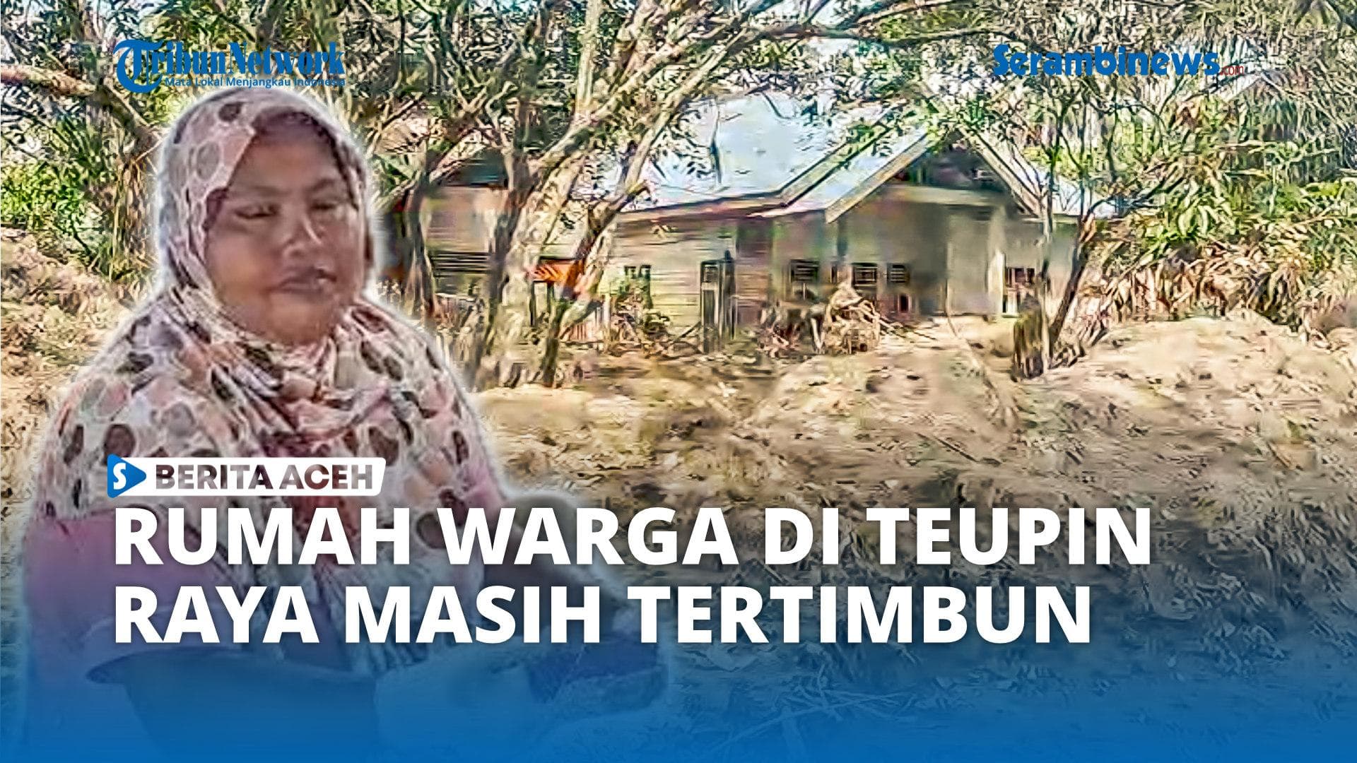 Rumah di Teupin Raya Bireuen Masih Terendam Lumpur Pasca Banjir