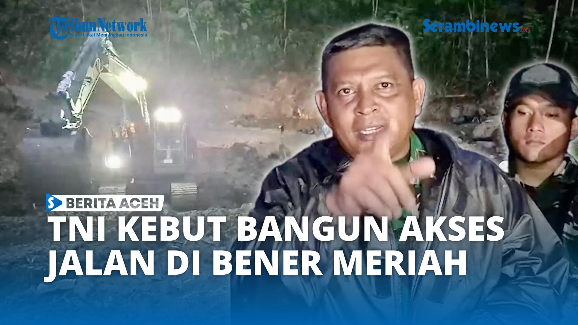 VIDEO - TNI Bergerak Cepat Bangun Jembatan Bailey di Bener Meriah
