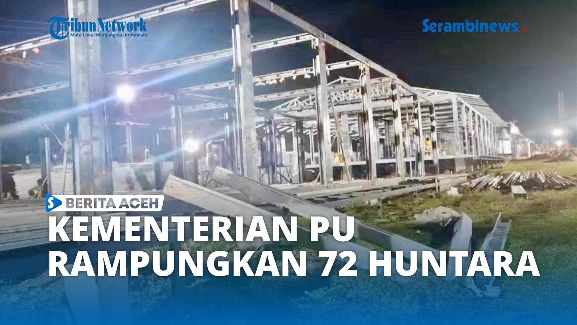 72 Huntara Rampung untuk Korban Banjir Pidie Jaya Sebelum Ramadhan