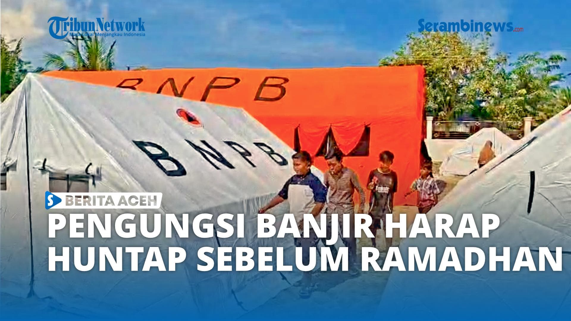 Pengungsi Banjir Bireuen Harap Hunian Tetap Sebelum Ramadhan