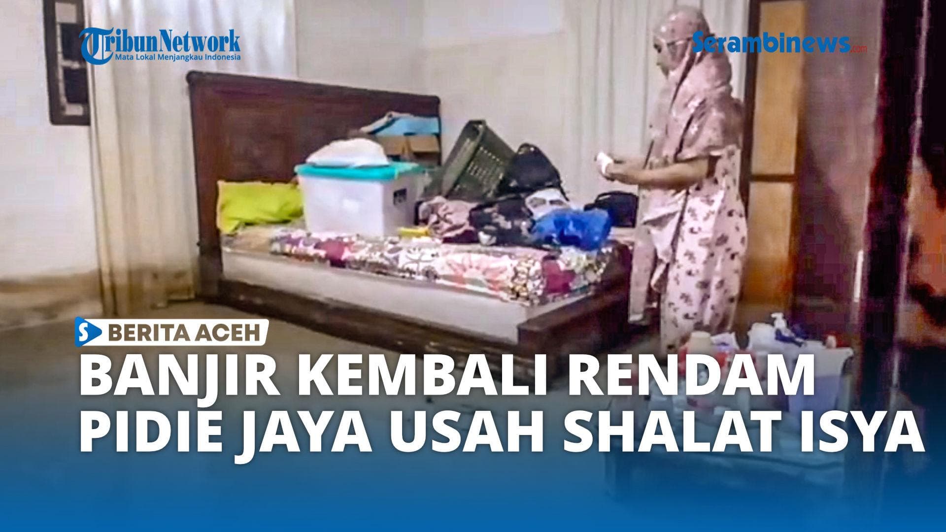 Banjir Luapan Krueng Meureudu Rendam Rumah Warga Pidie Jaya Usai Isya