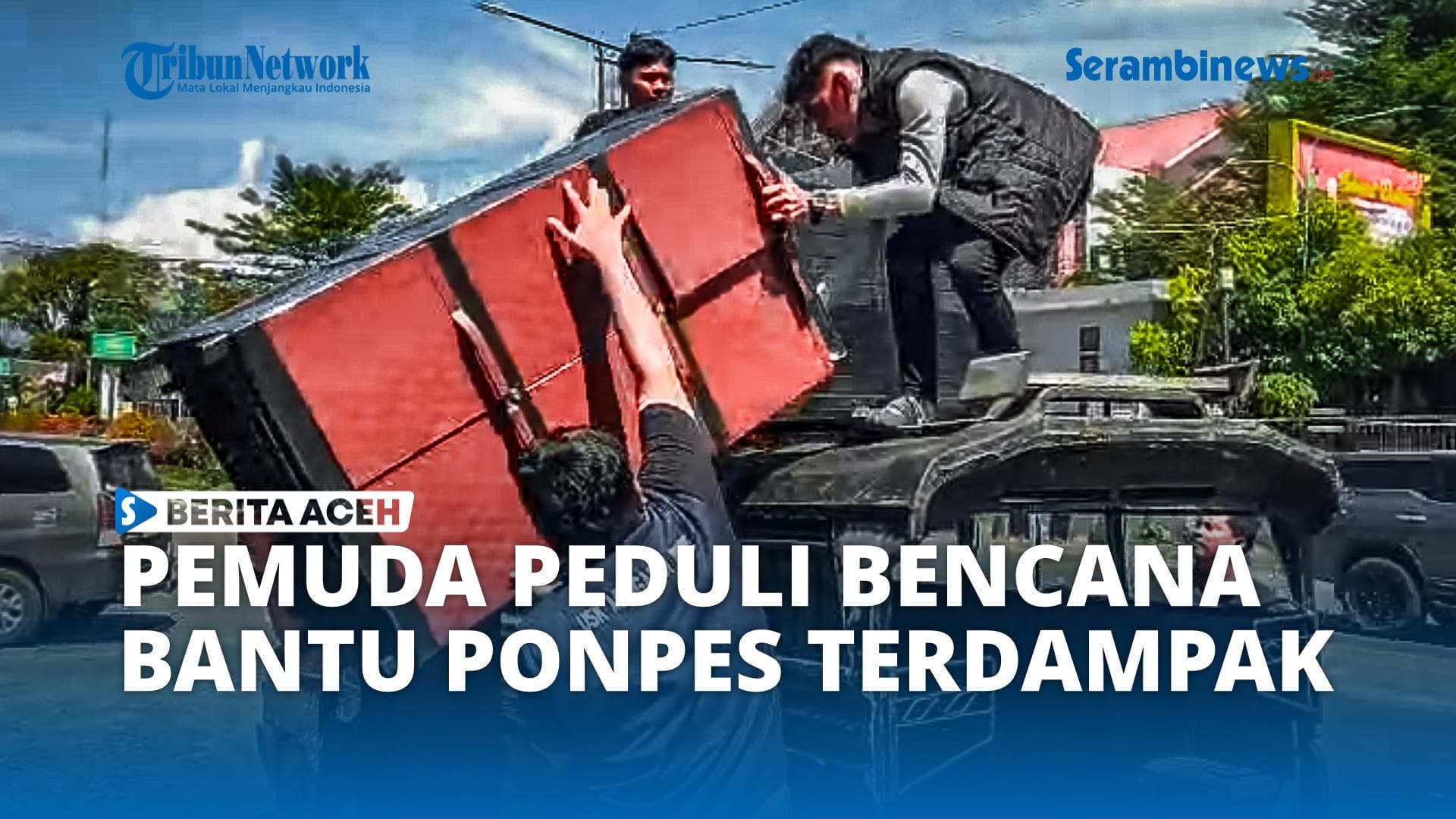 Aliansi Pemuda Aceh Tenggara Salurkan 11 Lemari Pakaian untuk Santri Korban Banjir Bandang