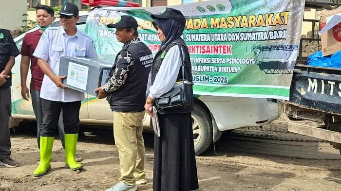 FK Umuslim Bantu Puskesmas dan RSUD Peusangan Raya Pasca Banjir