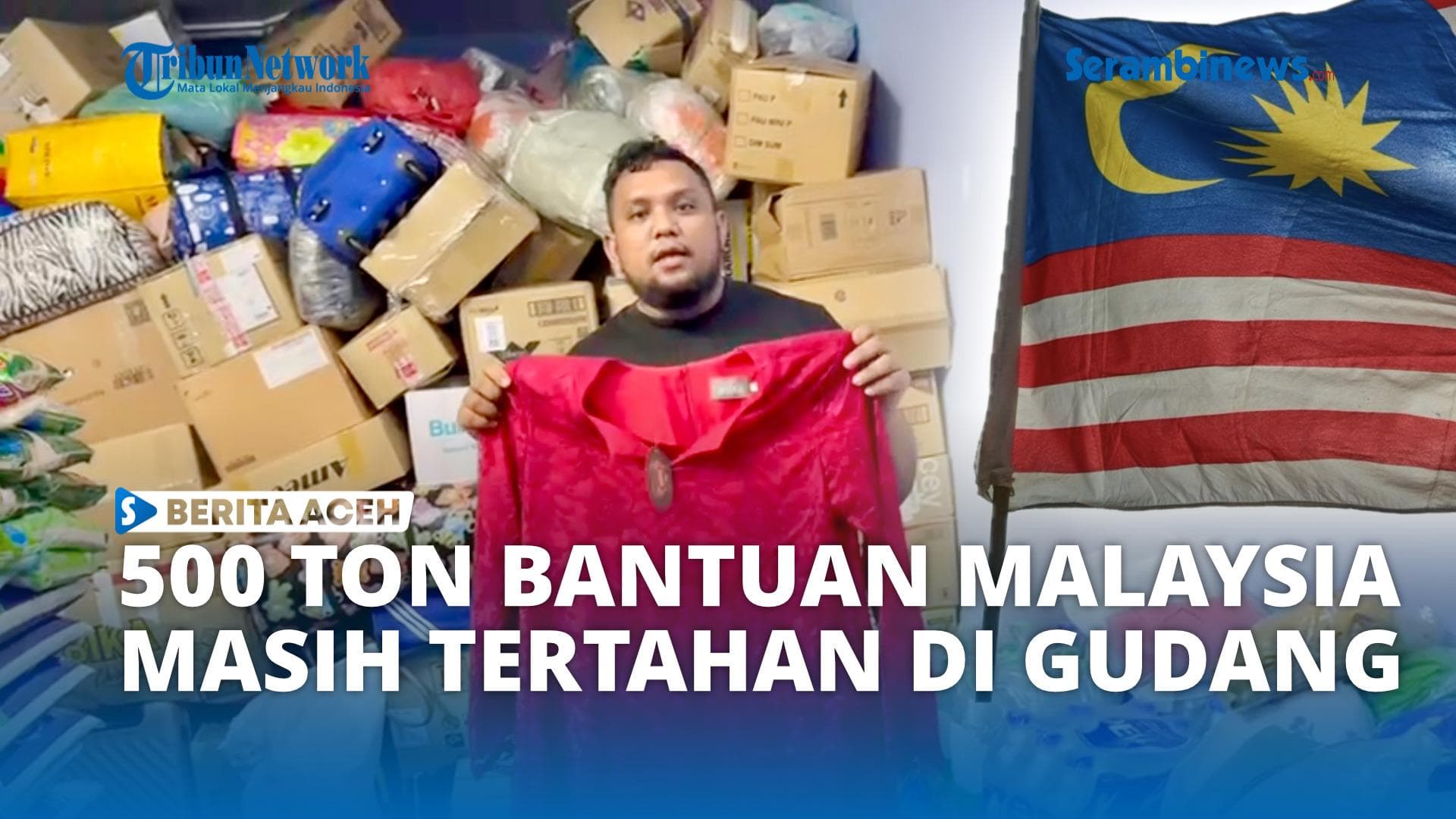 500 Ton Bantuan Banjir Aceh Tertahan di Malaysia, Warga Khawatir