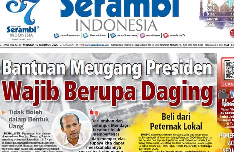 Bantuan Meugang Presiden Aceh Wajib Berupa Daging, Bukan Uang