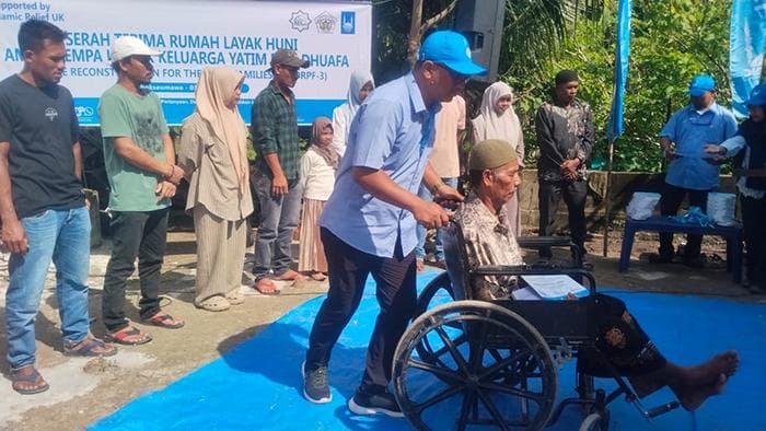22 Keluarga Miskin Lhokseumawe Dapat Rumah Tahan Gempa dari Islamic Relief