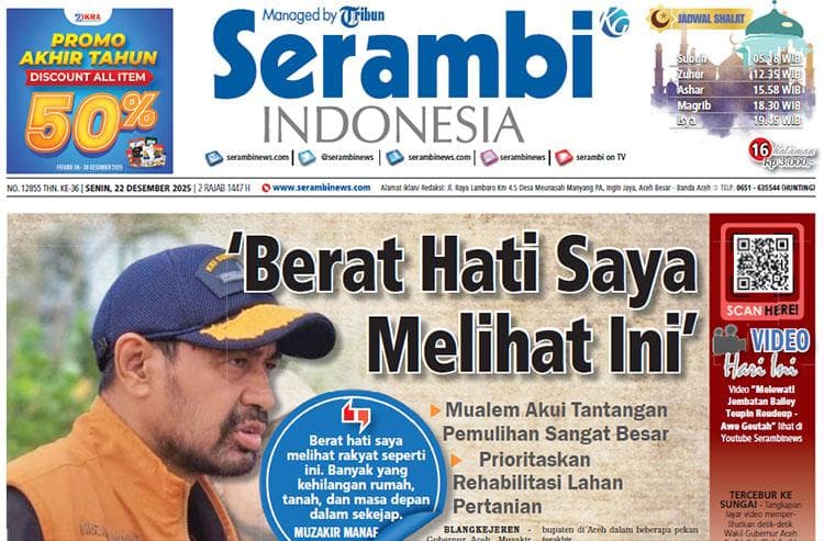 Mualem Akui Tantangan Pemulihan Sangat Besar ‘Berat Hati Saya Melihat Ini’