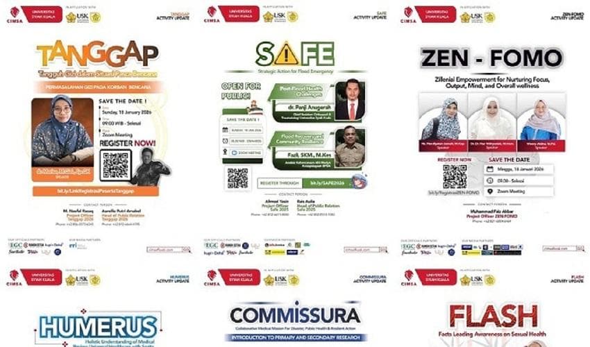 Mahasiswa Kesehatan USK Edukasi Masyarakat Aceh tentang Kesehatan dan Bencana