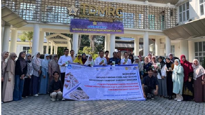 IPB dan USK Perkuat Respons Bencana melalui Distribusi dan Workshop Pangan Steril Siap Makan
