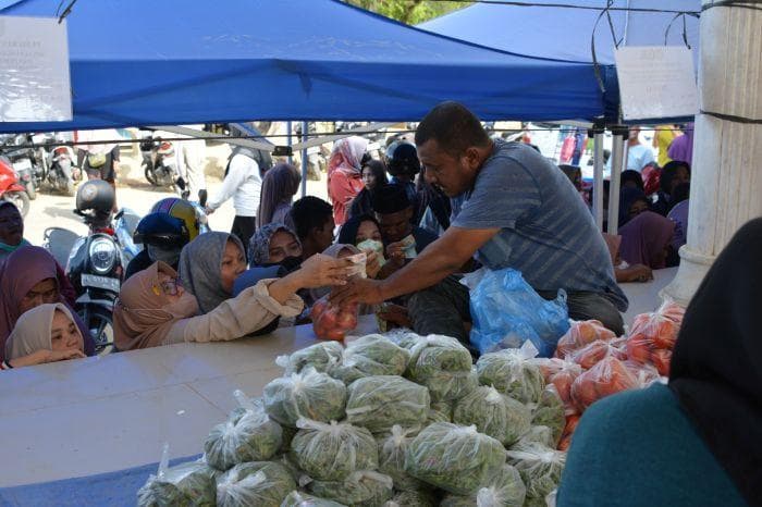 Warga Langsa Serbu Pasar Murah Menjelang Ramadhan, Harga Subsidi