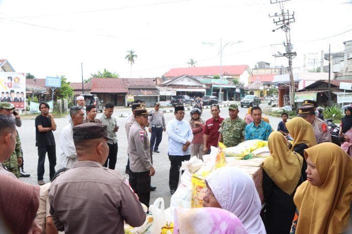 Polres Aceh Singkil Gelar Pangan Murah untuk Warga Jelang Lebaran