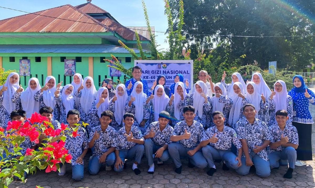 Edukasi Gizi Serentak di 65 Sekolah Aceh, 2.505 Siswa Ikuti Peringatan HGN Ke-66