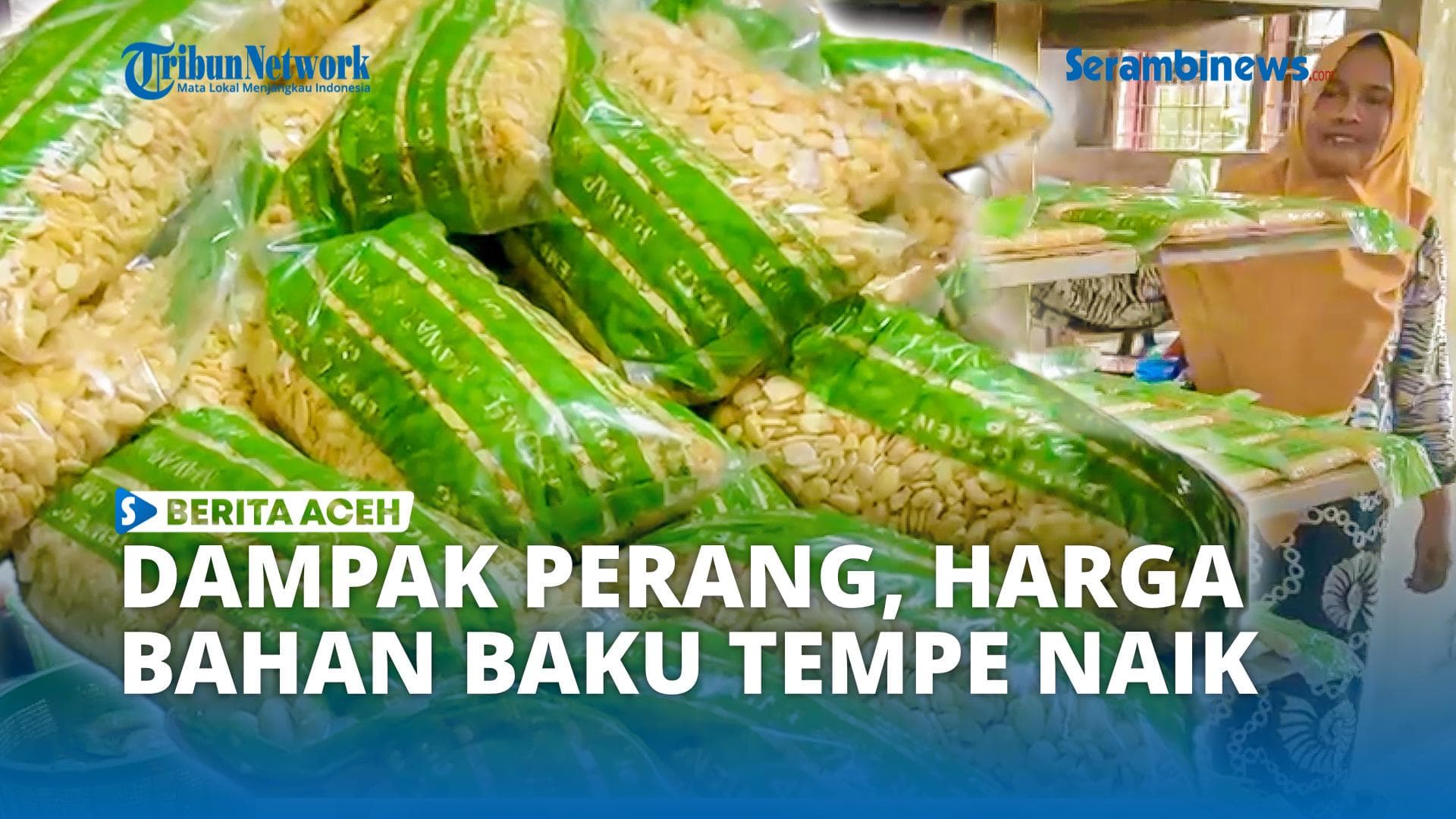 Kenaikan Harga Kedelai dan Plastik Picu UMKM Tempe Aceh Timur Tertekan