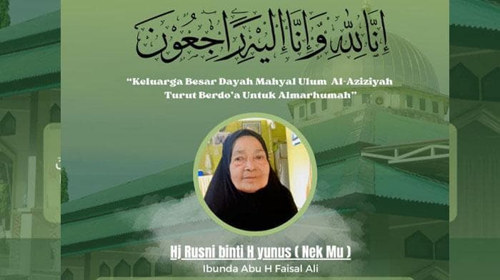 Ibunda Ketua MPU Aceh Meninggal, Ribuan Pelayat Hadir di Pemakaman