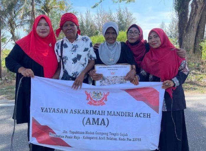 Inong Balee Aceh Selatan Galang Dana untuk Korban Banjir Bakongan