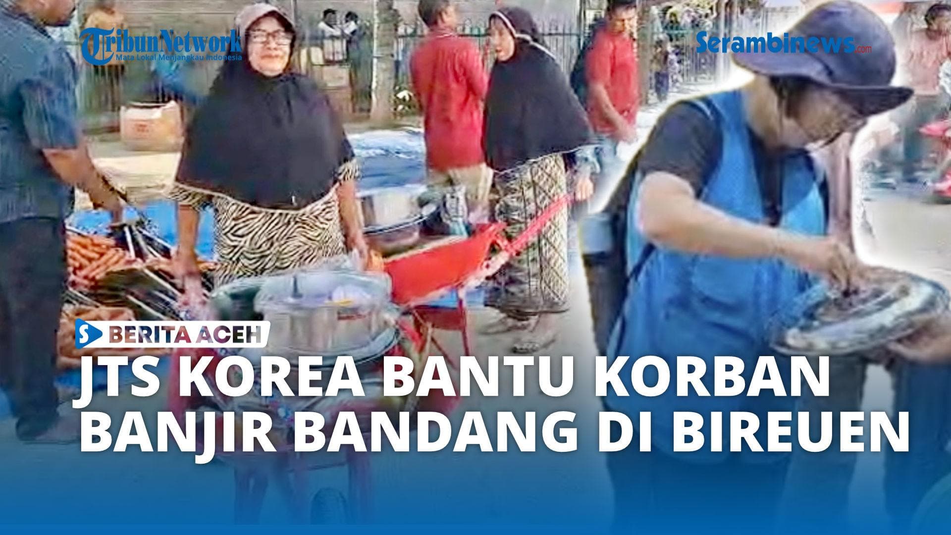 Bantuan JTS Korea untuk 156 KK Korban Banjir di Bireuen Dibagikan