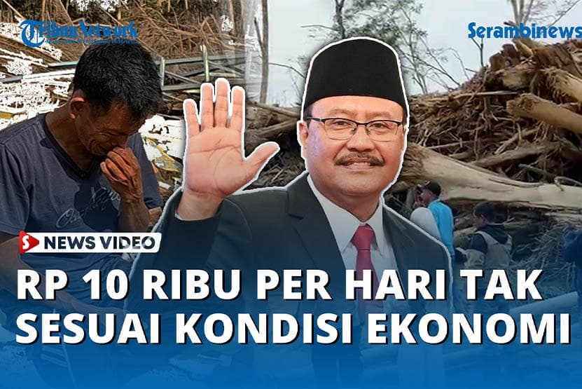 VIDEO - Jadup Korban Banjir Rp10 Ribu per Hari, Dinilai Tak Seimbang dengan Kondisi Ekonomi
