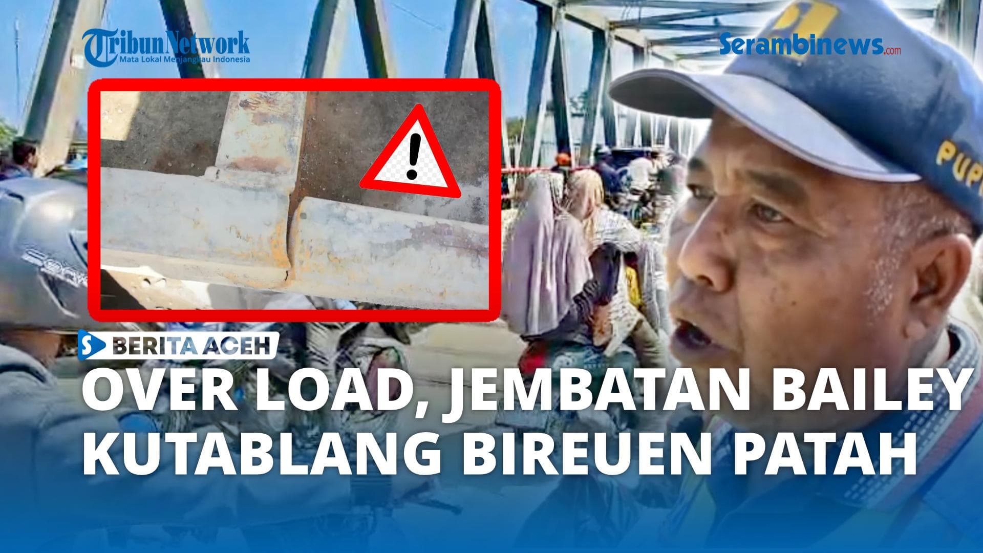 Jembatan Bailey Kutablang Patah, Arus Lalu Lintas Terhambat 8 Jam