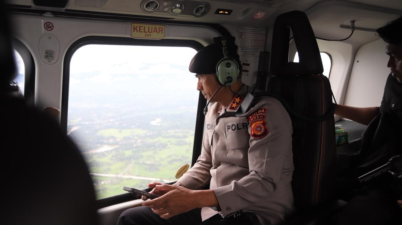 Polda Aceh Gencarkan Patroli Udara Deteksi Ladang Ganja di Lima Kabupaten