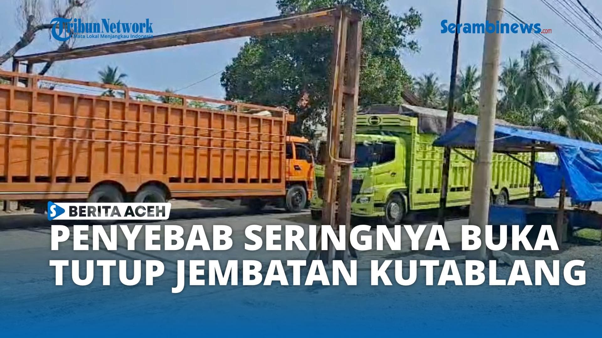 Jembatan Krueng Tingkeum Bireuen Sering Tutup Akibat Truk Overload
