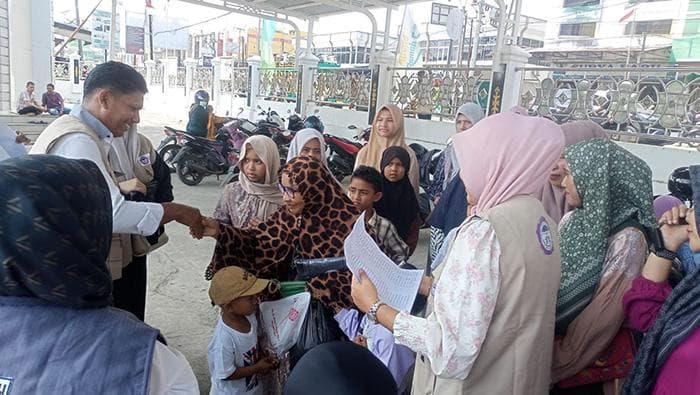 350 Anak Korban Banjir di Aceh Terima Santunan Ramadhan dari LPAI