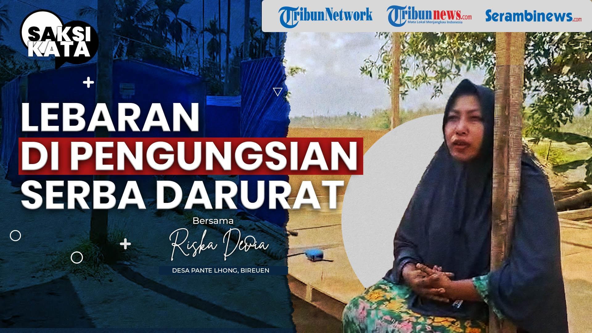 Warga Bireuen Menanti Huntap Jelang Lebaran di Pengungsian Banjir