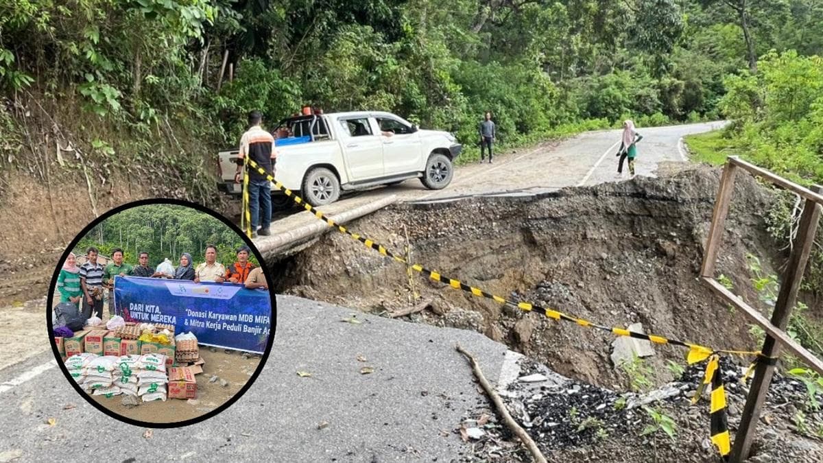 Menembus Jalur Ekstrem, Armada Mifa–BEL Salurkan Bantuan ke Pengungsi Banjir Gayo Lues