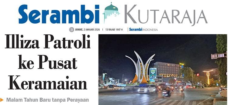Wali Kota Illiza Patroli Malam Tahun Baru, Banda Aceh Kondusif Tanpa Perayaan
