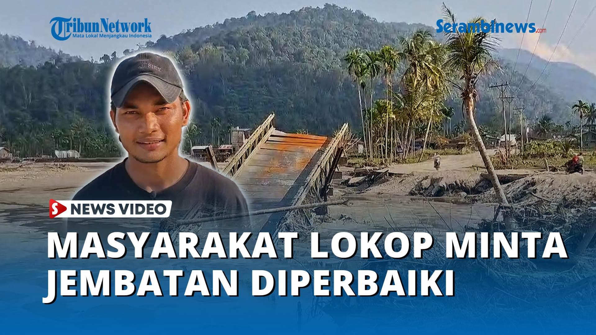 Jembatan Putus di Serbajadi Aceh Timur, Warga Minta Jembatan Bailey