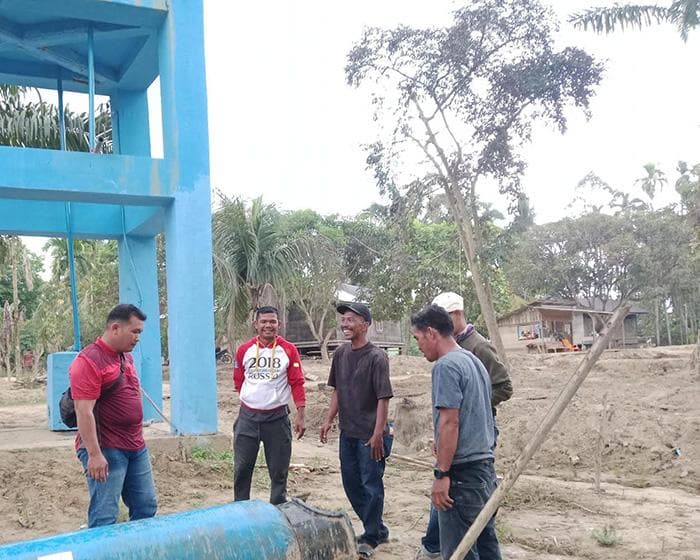 Pematangdurian Krisis Air Bersih Pasca Banjir, Pamsimas Rusak Parah