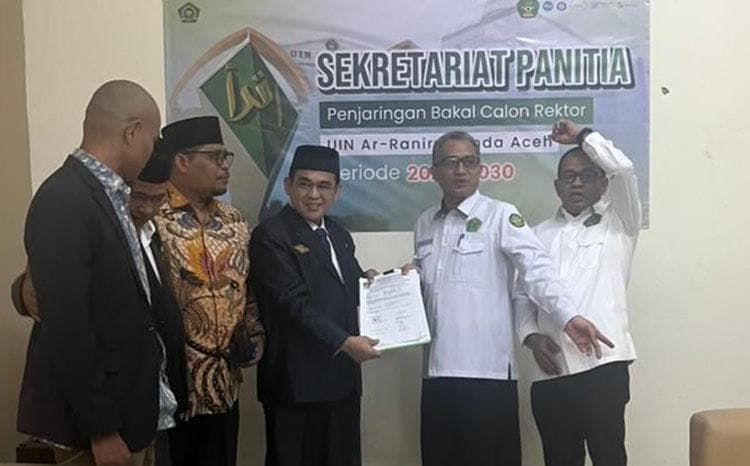 Prof Siddiq Armia Daftar Jadi Calon Rektor UIN Ar-Raniry 2026-2030