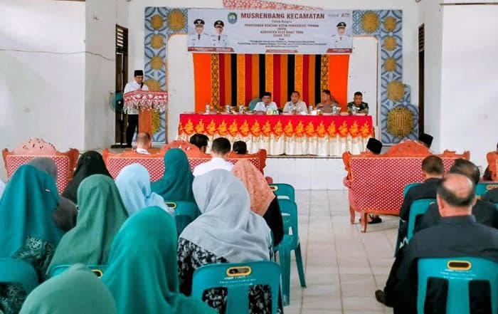 Warga Aceh Barat Daya Kawal Peukong Agama di Musrenbang Susoh