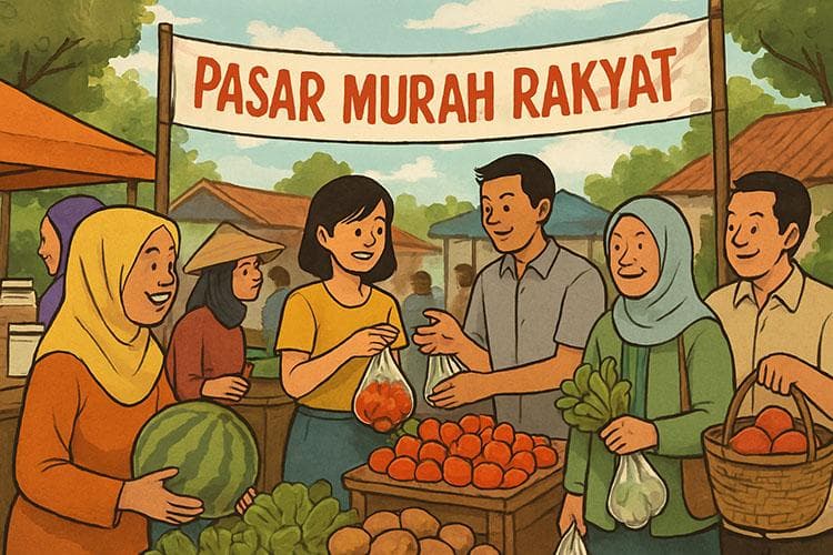 Gerakan Pangan Murah Nagan Raya: Harga Bahan Pokok Turun, Warga Berpendapatan Rendah Manfaat