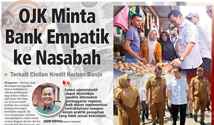 Warga Aceh Timur Terus Ditekan Penagihan Kredit Pasca Banjir