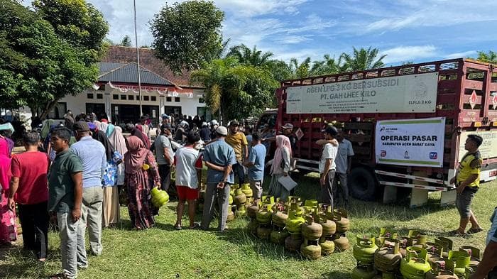 Setelah Sukses di 3 Kecamatan, Pertamina Kembali Gelar Operasi Pasar Elpiji 3 Kg di Abdya